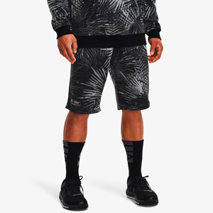 Under Armour Rival Fleece Sport Palm Shorts Black/ White