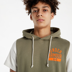 Under Armour Rival Terry Cb SS Hoodie Tent/ Team Orange
