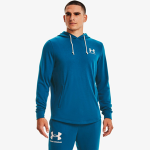 Under Armour Rival Terry Lc Hoodie Deep Sea/ Onyx White
