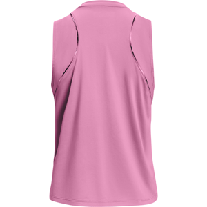 Under Armour Rush Scallop Tank Pink