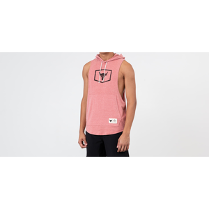 Under Armour Project Rock Sleeveless Hooded Tee Pink