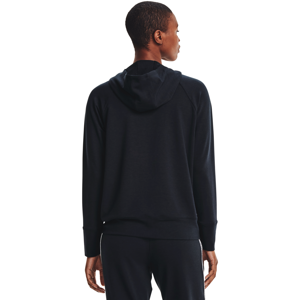 Under Armour W Rival Terry Taped Full-Zip Hoodie Black/ Mod Gray/ White