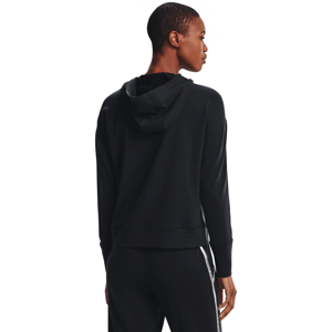Under Armour W Rival Terry Taped Hoodie Black/ Mod Gray/ White