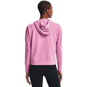 Under Armour W Rival Terry Taped Hoodie Pink/ Stellar Pink/ Meteor Pink