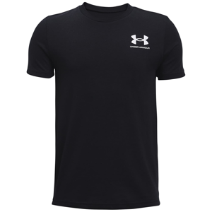 Under Armour Y Sportstyle Left Chest SS Tee Black