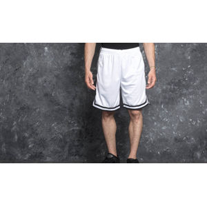 Urban Classics Stripes Mesh Shorts White/ Black/ White