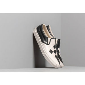 Vans Classic Slip-On (Woven Leather) Checkerboard