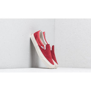 Vans OG Classic Slip-On (Suede/ Canvas) Sun-Dried Tomato/ Mineral Red