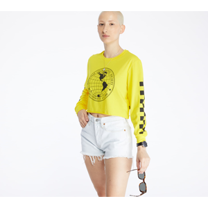 Vans x National Geographic Longsleeve Cropped Tee Cyber Yellow