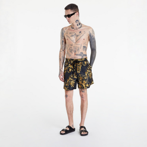 Versace Jeans Couture 50D Printed Garland Shorts Black/ Gold