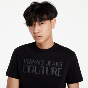 Versace Jeans Couture Slim Logo Plast T-shirt Black