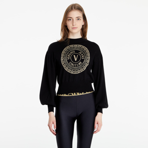 Versace Jeans Couture W Round Lurex Sweater Black