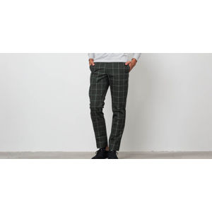 WOOD WOOD Temple Trousers Dark Green Check