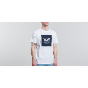 WOOD WOOD WW Square T-Shirt Bright White