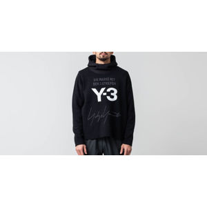 Y-3 Knitted Stacked Hoodie Black Noire